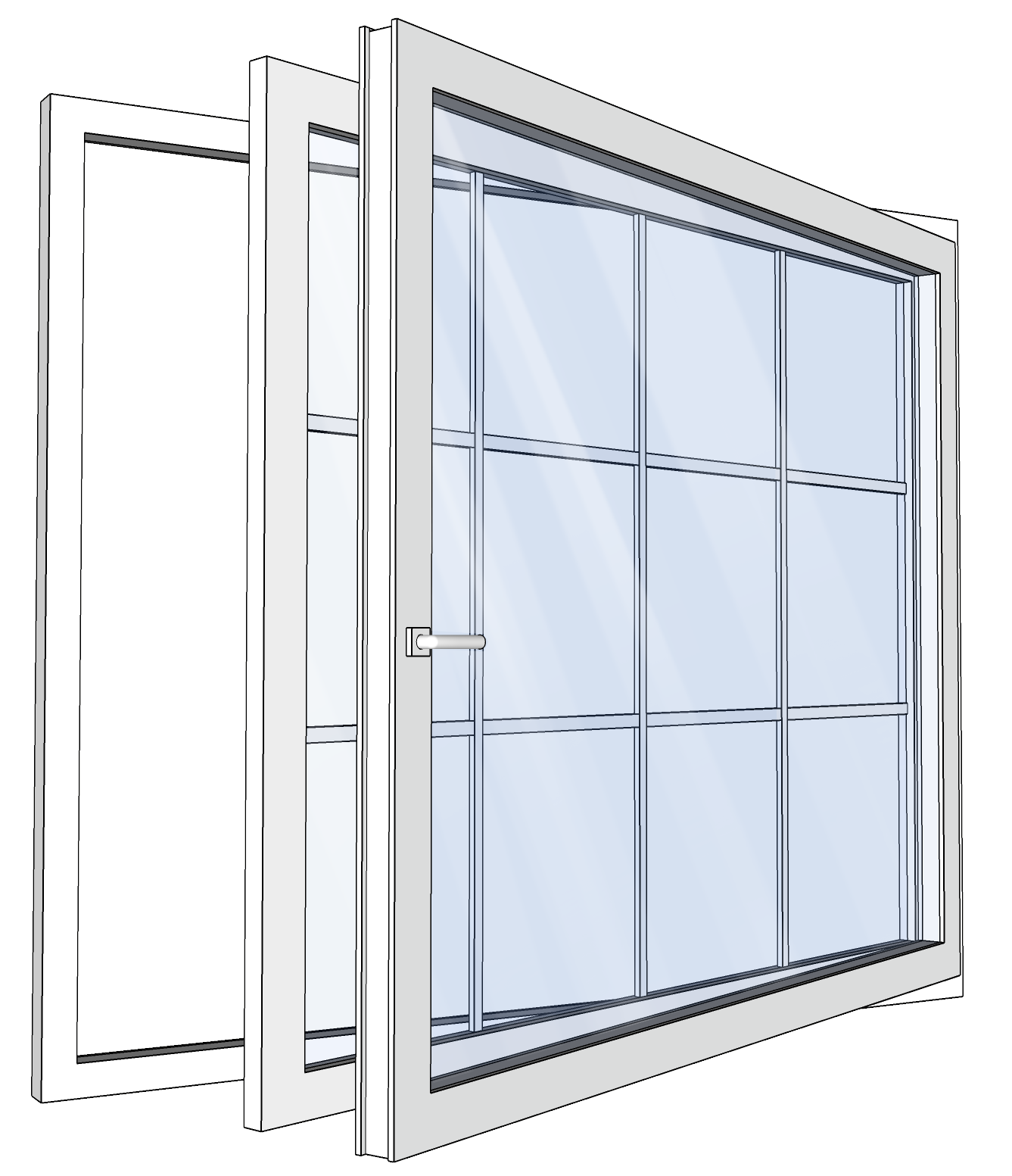 Normaali kotitalouden ikkuna